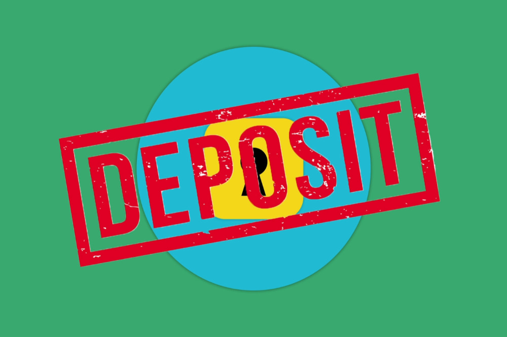 A big deposit stamp